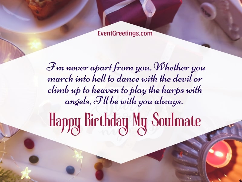 Happy Birthday Messages For Soulmate
