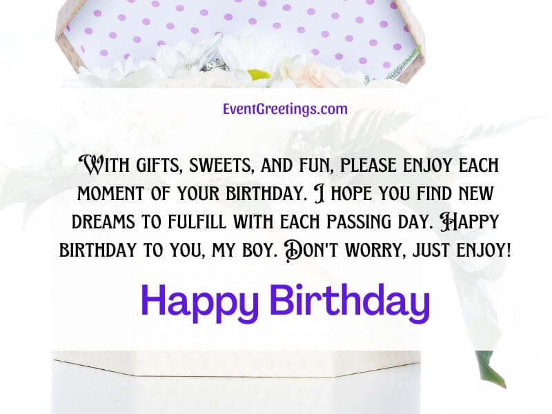 Happy Birthday Young Man Quotes