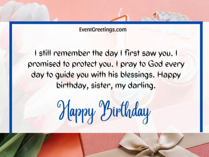 25 Heartwarming Religious Birthday Quotes For Sister