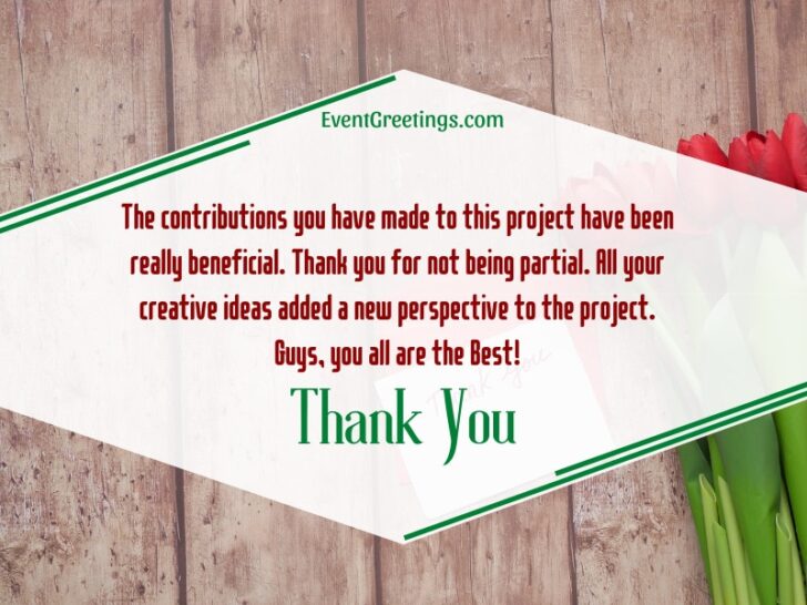25 Inspirational Thank You Messages For Team Events Greetings