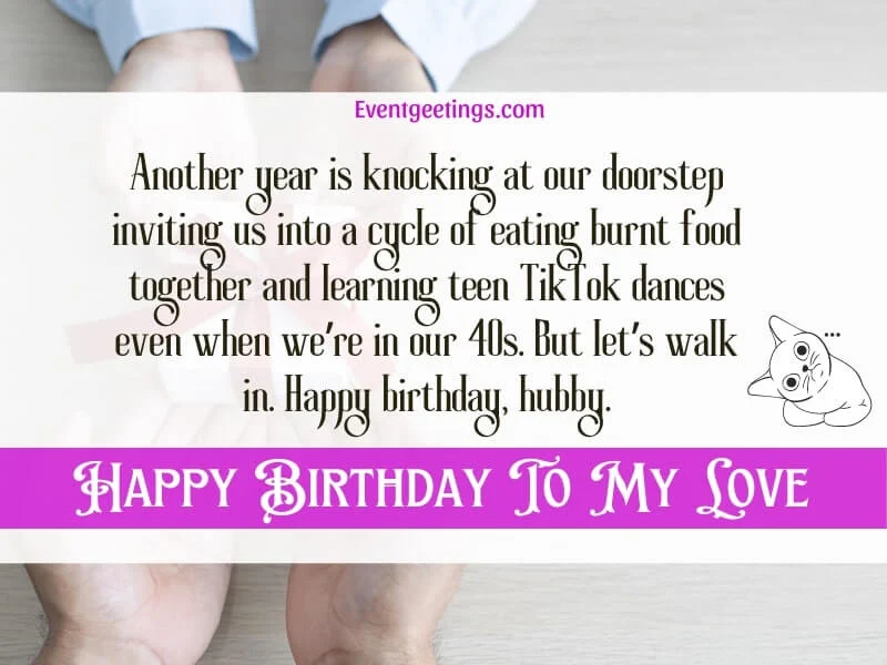 funny birthday wishes for husband