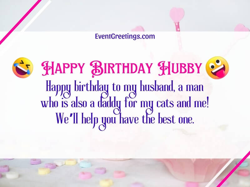 funny birthday wishes for husband on facebook