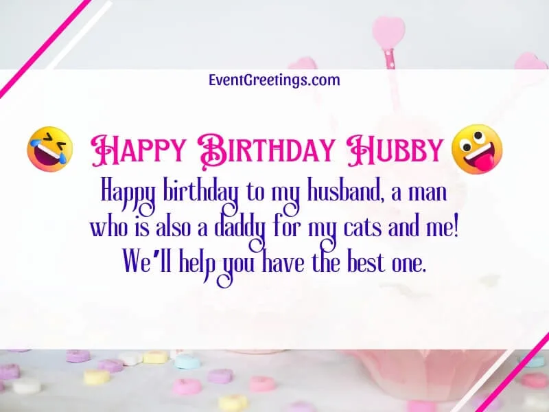funny birthday wishes for husband on facebook