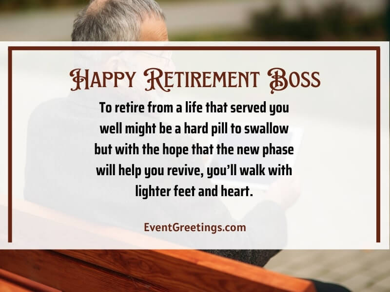 What To Write On A Retirement Card For Boss