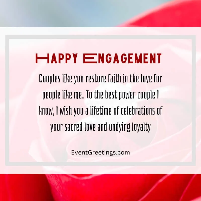 congratulations for engagement wishes