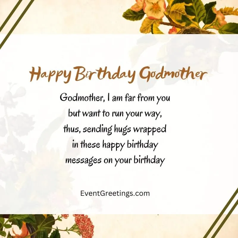 Birthday Wishes For Godmother