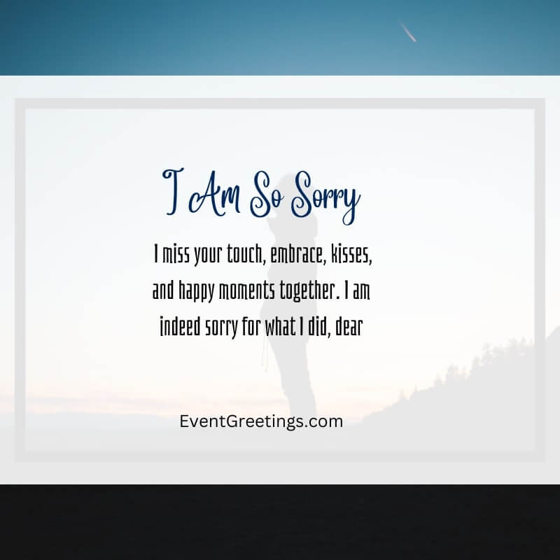 Cute Ways To Say Sorry To Your Boyfriend Over Text