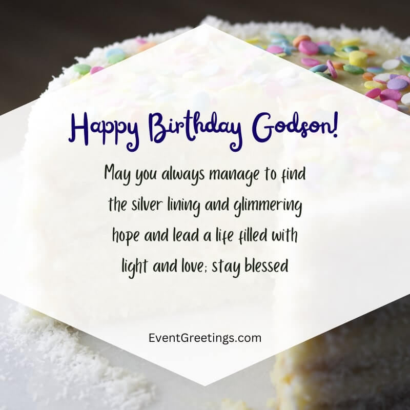 Happy Birthday Wishes For Godson